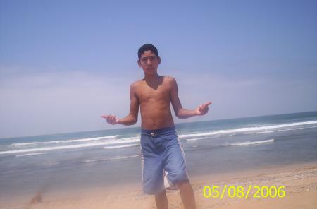 naydda f la plage toujours avec mes amis